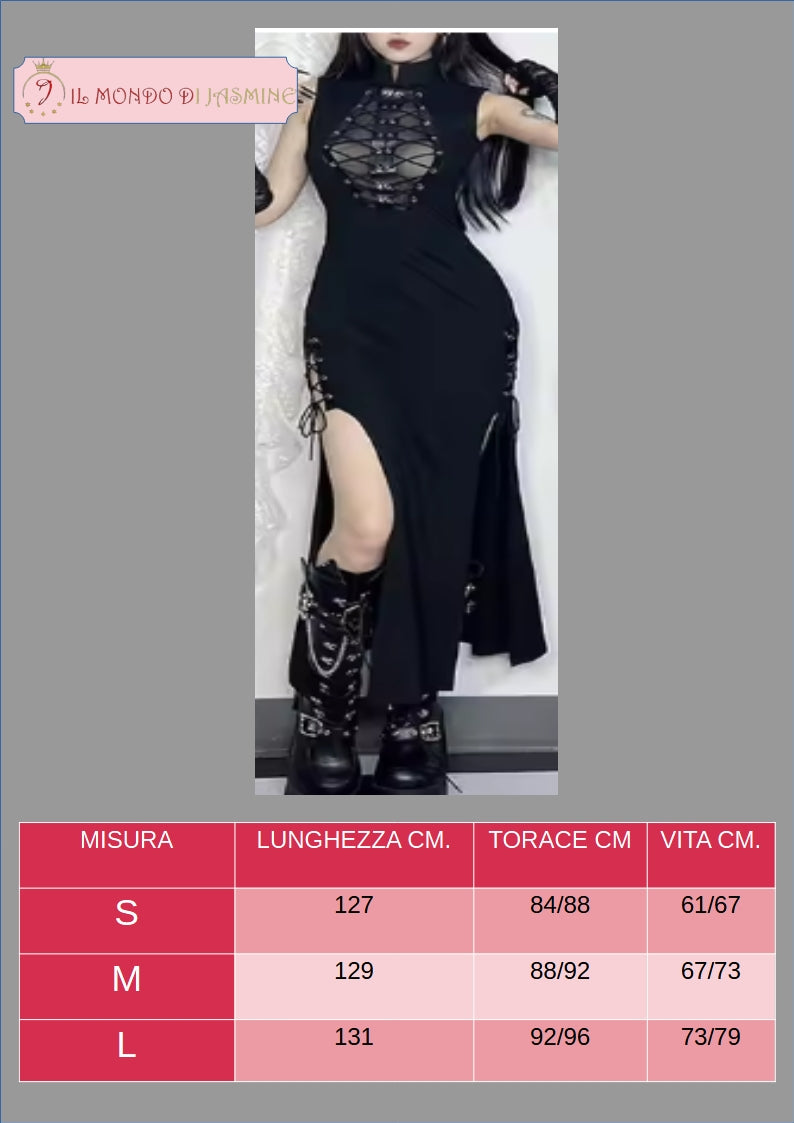 Abito da donna. Selezione di abiti in diverso stile vittoriano, gotico, con merletti in pizzo. Ideale come costume per carnevale, cosplay, feste.
