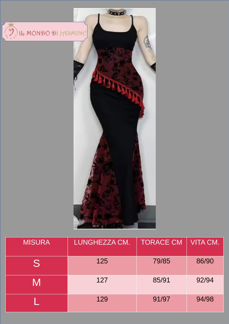 Abito da donna. Selezione di abiti in diverso stile vittoriano, gotico, con merletti in pizzo. Ideale come costume per carnevale, cosplay, feste.