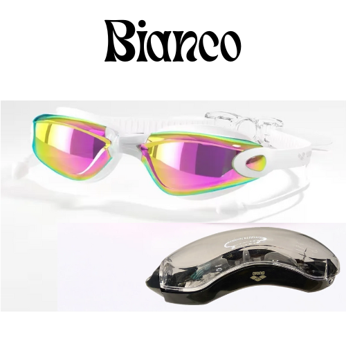 ARENA Professional Adult Anti-fog Swimming Goggles with Earplugs Men Women Swim Leak Proof Adjustable UV Protection Eyewear