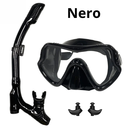 QYQ Diving mask Professional Snorkel Diving Mask and Snorkels Goggles Glasses Diving Swimming Easy Breath Tube Set Snorkel Mask