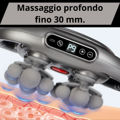 💪  Massaggiatore a Percussione – Sollievo Muscolare Profondo ad Alta Frequenza. Ideale per Schiena, Vita, Collo, Spalle, Etc.