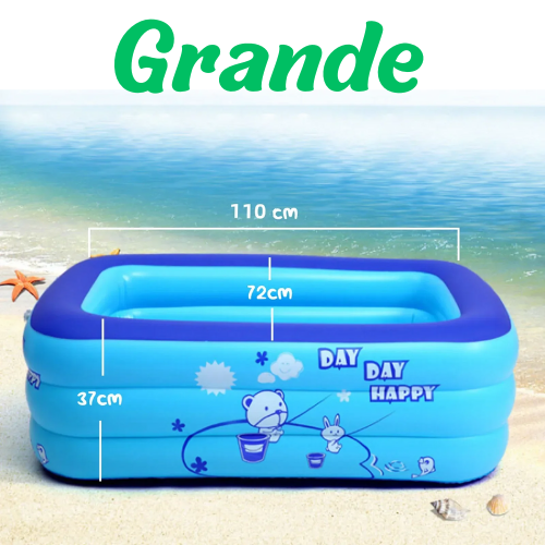 Piscina gonfiabile per bambini, pieghevole, portatile. Disponibile in due misure.