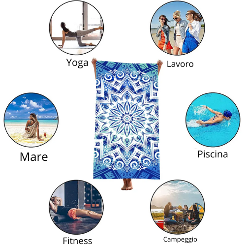 Microfiber Blanket Quick Drying Beach Towels Oversized Printing Towel Super Absorbent Pool Towel Blanket Boho Absorbent Towel