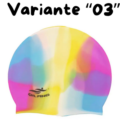 Waterproof Silicone Swim Caps Women Men High Elastic Flexible Protect Ears Hair Swimming Pool Hat for Adults Children Girls Boys