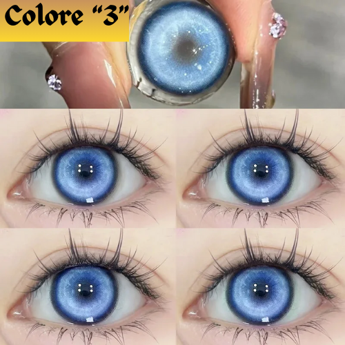 👁️ Lenti a Contatto Colorate Gradazione 0,00/4,50 – Comode e Sicure – Confezione da 2 Pezzi.