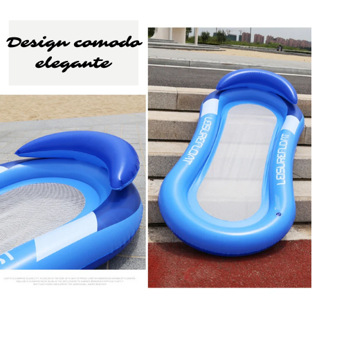 Outdoor Foldable Water Hammock Inflatable Floating Swimming Pool Mattress Swimming Ring Pool Party Toy Lounge Bed For Swimming