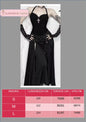 Abito da donna. Selezione di abiti in diverso stile vittoriano, gotico, con merletti in pizzo. Ideale come costume per carnevale, cosplay, feste.