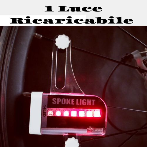 Colorful Bike Wheel Spoke Light USB Rechargeable LED Tyre Tire Flash Lights Neon Bicycle Rim Decor MTB Road Bike Warning Lights
