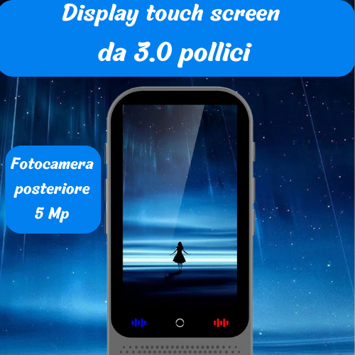 Traduzione portatile S80 Pro. Traduzione vocale in 138 lingue, 19 traduzioni offline, funzione ChatGPT. Fotocamera 5 mp, ricarica type C.
