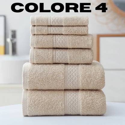 3pcs Luxurious Cotton Towel Set Ultra Soft Highly Absorbent Includes 1 Bath Towels 1 Hand Towels 1 Washcloths For Home Bathroom