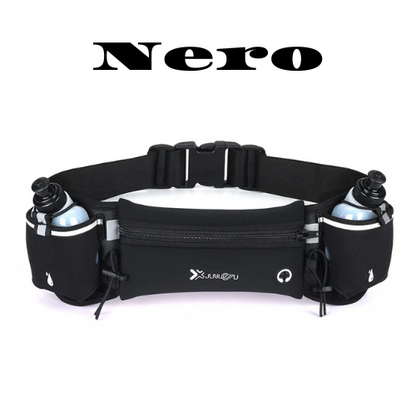 Man/Woman Marathon Trail Running Waist Pack For Phone Water Bottle Sports Fanny Pack Fitness Dual Pocket Running Belt Waist Bag