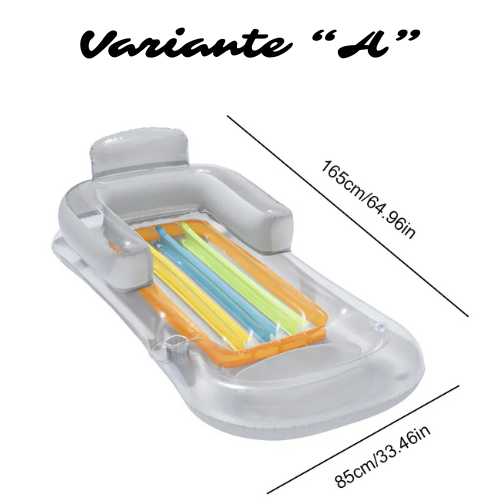 Outdoor Foldable Water Hammock Inflatable Floating Swimming Pool Mattress Swimming Ring Pool Party Toy Lounge Bed For Swimming