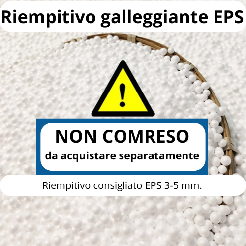 Pouf “galleggiante” impermeabile per interno ed esterno. Utilizzabile in piscina e al mare.