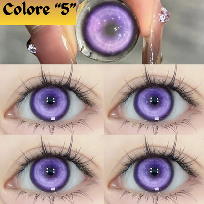 👁️ Lenti a Contatto Colorate Gradazione 0,00/4,50 – Comode e Sicure – Confezione da 2 Pezzi.