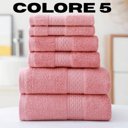 3pcs Luxurious Cotton Towel Set Ultra Soft Highly Absorbent Includes 1 Bath Towels 1 Hand Towels 1 Washcloths For Home Bathroom