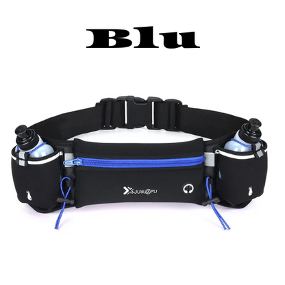 Man/Woman Marathon Trail Running Waist Pack For Phone Water Bottle Sports Fanny Pack Fitness Dual Pocket Running Belt Waist Bag