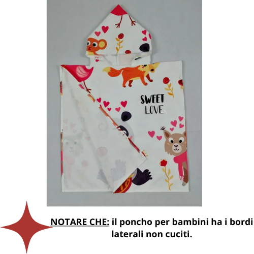 Adult Kids Custom Personalized Poncho Towel Hooded Sauna Spa Surf Swim Beach Changing Robe Holiday Birthday Gift Drop Shipping