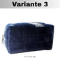 🧳Borsa Beauty-case con cerniera, tinta unita, per il trucco in pelliccia. Comoda, Capiente.