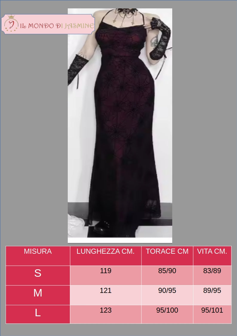 Abito da donna. Selezione di abiti in diverso stile vittoriano, gotico, con merletti in pizzo. Ideale come costume per carnevale, cosplay, feste.