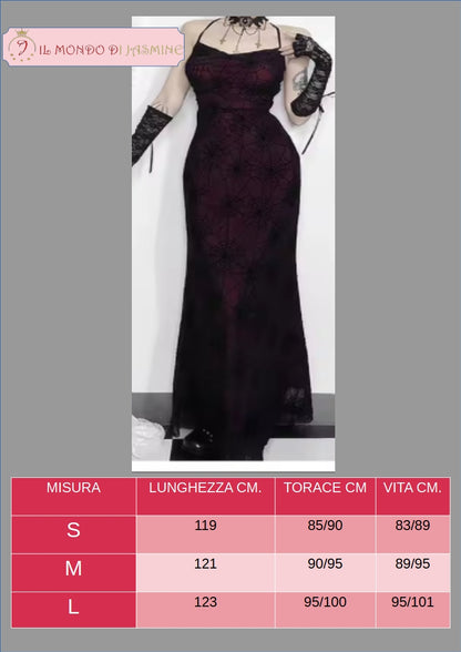 Abito da donna. Selezione di abiti in diverso stile vittoriano, gotico, con merletti in pizzo. Ideale come costume per carnevale, cosplay, feste.