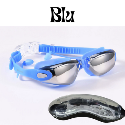 ARENA Professional Adult Anti-fog Swimming Goggles with Earplugs Men Women Swim Leak Proof Adjustable UV Protection Eyewear
