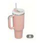 Thermos/Bottiglia da 900 ml in acciaio inossidabile con manico, coperchio e cannuccia.