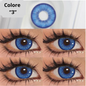 👁️ Lenti a Contatto Colorate Cosmetiche – Effetto Occhi Grandi, Comode e Sicure – Confezione da 2 Pezzi.