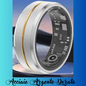 Anello smart per Android e Ios. Cardiofrequenzimetro, impermeabile IP68 fino -300 mt, multi-sport, controllo del sonno.