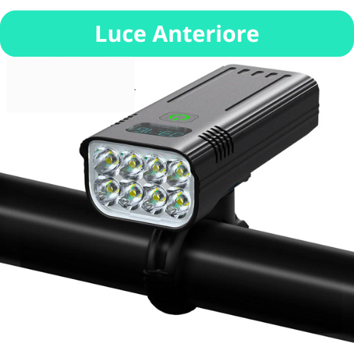 NATFIRE 10000mAh 5000LM MTB Bicycle Front Light Bicycle 8*LED Front Bike Light Headlight Bike Accessories USB Rechargeable