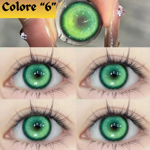 👁️ Lenti a Contatto Colorate Gradazione 0,00/4,50 – Comode e Sicure – Confezione da 2 Pezzi.