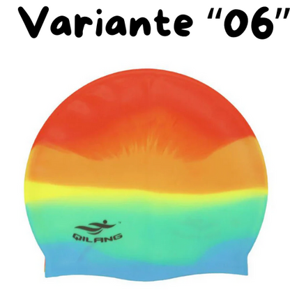 Waterproof Silicone Swim Caps Women Men High Elastic Flexible Protect Ears Hair Swimming Pool Hat for Adults Children Girls Boys