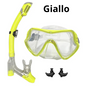QYQ Diving mask Professional Snorkel Diving Mask and Snorkels Goggles Glasses Diving Swimming Easy Breath Tube Set Snorkel Mask