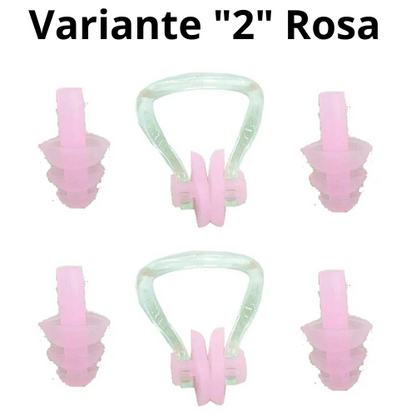 Tappi per Orecchie e Nasali in Silicone – Ideali per Nuoto e Relax. Colori a scelta.