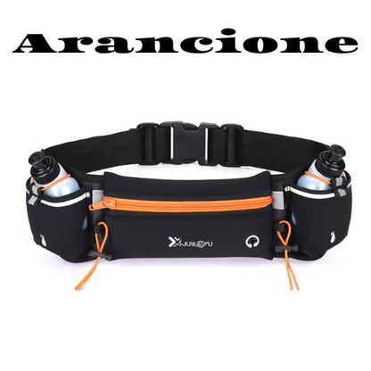 Man/Woman Marathon Trail Running Waist Pack For Phone Water Bottle Sports Fanny Pack Fitness Dual Pocket Running Belt Waist Bag