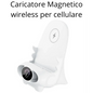 🔋 Supporto di Ricarica Wireless Magnetico con Ventola Raffreddamento – Compatibile con iPhone | 15W Max |  | USB-Type C.