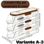 1 piece, egg storage box, automatic rolling refrigerator egg rack storage, hand-held egg refrigerator side door storagerack
