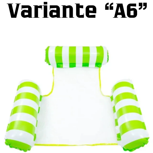 Summer Swim Inflatable Floating Water Mattresses Hammock Stripe Lounge Chairs Pool Water Sports Toys Floating Mat Pool Toys Kids