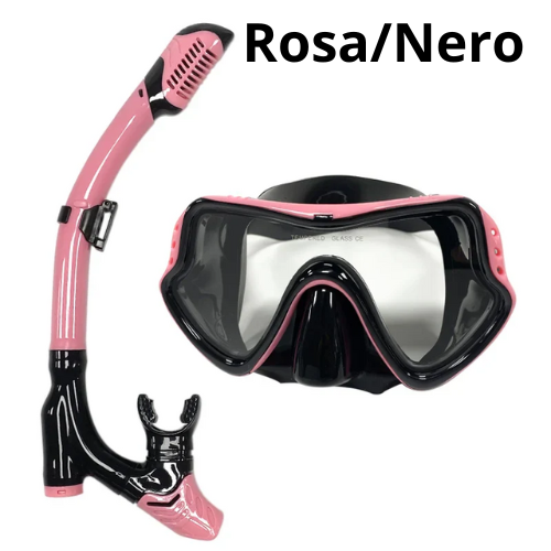 QYQ Diving mask Professional Snorkel Diving Mask and Snorkels Goggles Glasses Diving Swimming Easy Breath Tube Set Snorkel Mask