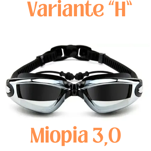 2021 Adult Myopia Swimming Goggles Earplug Professional Pool Glasses Anti Fog Men Women Optical Waterproof Eyewear Wholesale
