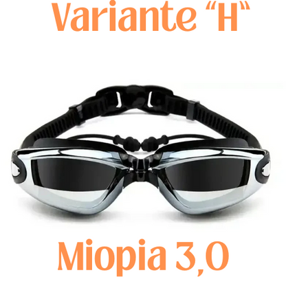2021 Adult Myopia Swimming Goggles Earplug Professional Pool Glasses Anti Fog Men Women Optical Waterproof Eyewear Wholesale