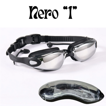 ARENA Professional Adult Anti-fog Swimming Goggles with Earplugs Men Women Swim Leak Proof Adjustable UV Protection Eyewear