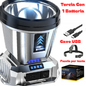 Torcia da Testa a LED Ricaricabile – Ultra Luminosa, 3 Livelli di Luce, USB, Perfetta per Pesca, Campeggio e Ciclismo.
