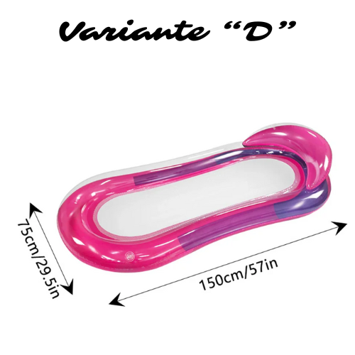 Outdoor Foldable Water Hammock Inflatable Floating Swimming Pool Mattress Swimming Ring Pool Party Toy Lounge Bed For Swimming