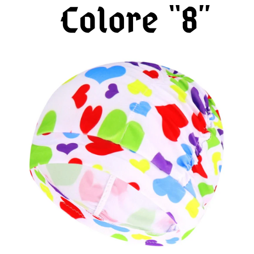 Swimming Hat Women Unisex Girls Long Hair Bathing Cap Swimming Cap Stretch Drape Free Size Swim Pool Sport Elastic Nylon Turban