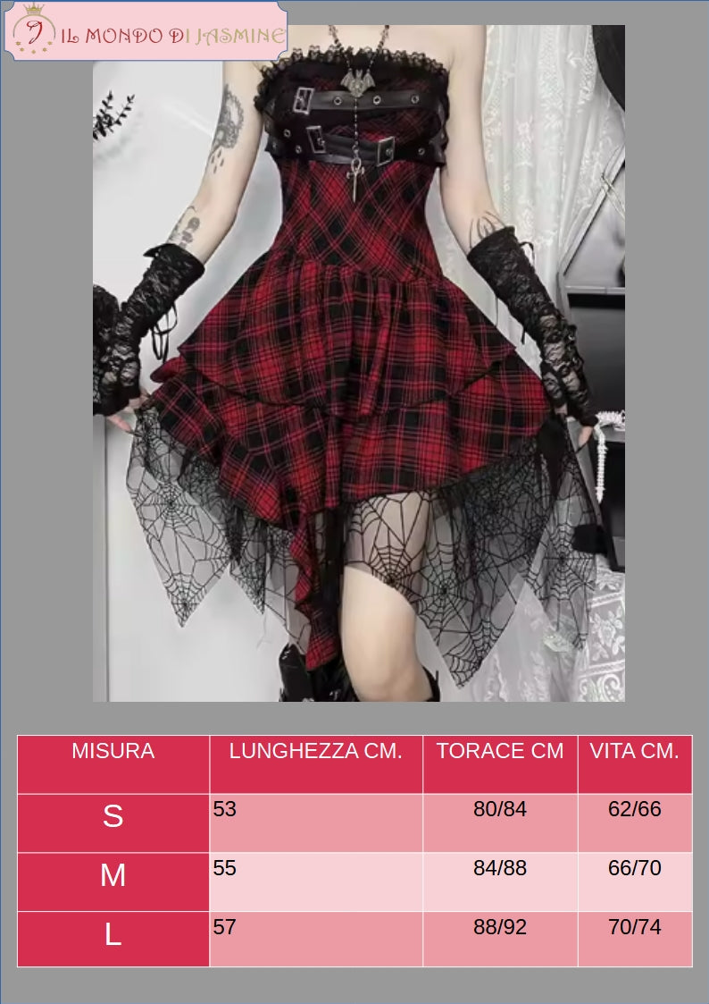 Abito da donna. Selezione di abiti in diverso stile vittoriano, gotico, con merletti in pizzo. Ideale come costume per carnevale, cosplay, feste.