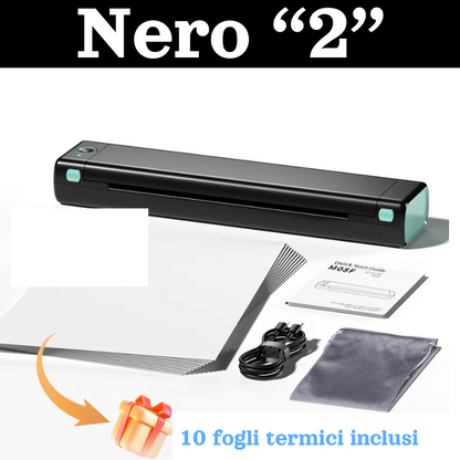 Stampante Termica Portatile A4 Phomemo M08F –  (Monocromatica, Bluetooth/USB), per Android, Ios e PC.