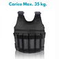 Giubbotto, Manicotti, Gambali Zavorrati Professionale Unisex. Allenamento Intensivo e Personalizzato Per Aumento Della Forza Esplosiva.