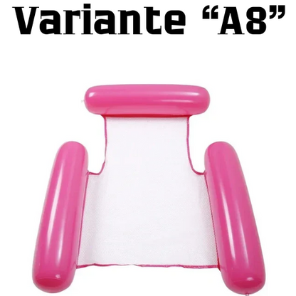 Summer Swim Inflatable Floating Water Mattresses Hammock Stripe Lounge Chairs Pool Water Sports Toys Floating Mat Pool Toys Kids