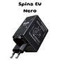 Caricabatterie ultra-veloce GaN 120W con cavo Lightning retrattile di tipo C, adattatore di ricarica rapida per iPhone 16, iPad, Samsung, Huawei.