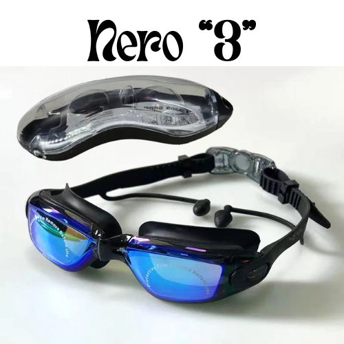ARENA Professional Adult Anti-fog Swimming Goggles with Earplugs Men Women Swim Leak Proof Adjustable UV Protection Eyewear